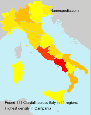 Surname Ciardulli in Italy Surname Ciardulli in Italy