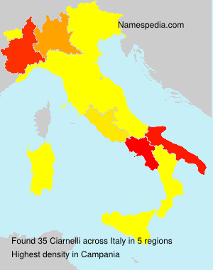 Surname Ciarnelli in Italy Surname Ciarnelli in Italy