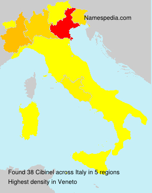 Surname Cibinel in Italy Surname Cibinel in Italy