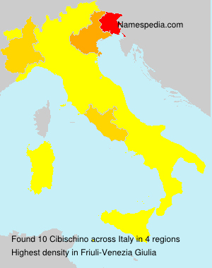 Surname Cibischino in Italy Surname Cibischino in Italy