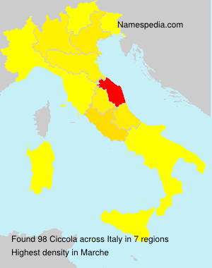 Surname Ciccola in Italy Surname Ciccola in Italy