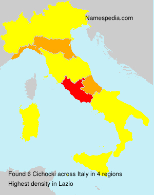 Surname Cichocki in Italy Surname Cichocki in Italy
