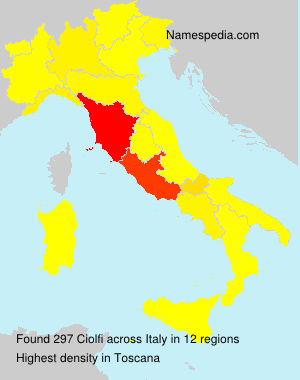 Surname Ciolfi in Italy Surname Ciolfi in Italy