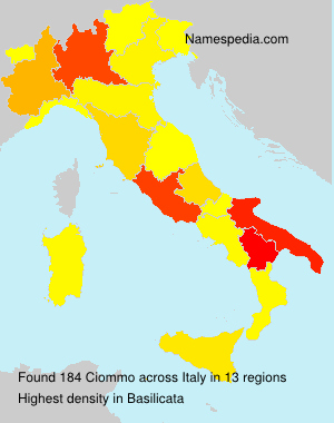 Surname Ciommo in Italy Surname Ciommo in Italy