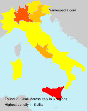 Surname Ciralli in Italy Surname Ciralli in Italy