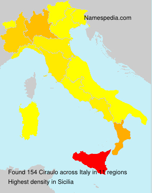 Surname Ciraulo in Italy Surname Ciraulo in Italy