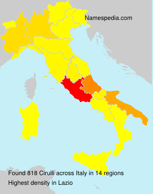 Surname Cirulli in Italy Surname Cirulli in Italy