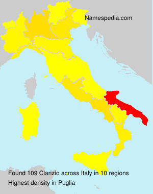 Surname Clarizio in Italy