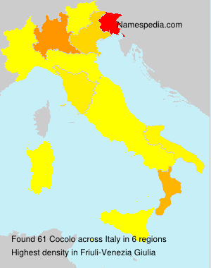 Surname Cocolo in Italy Surname Cocolo in Italy