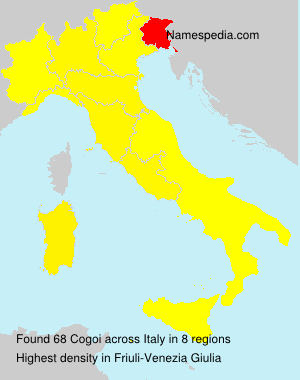 Surname Cogoi in Italy Surname Cogoi in Italy