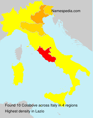 Surname Colabove in Italy Surname Colabove in Italy
