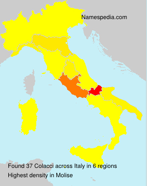 Surname Colacci in Italy Surname Colacci in Italy