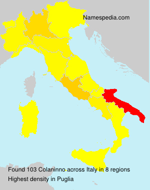 Surname Colaninno in Italy Surname Colaninno in Italy