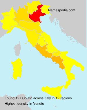 Surname Colato in Italy Surname Colato in Italy