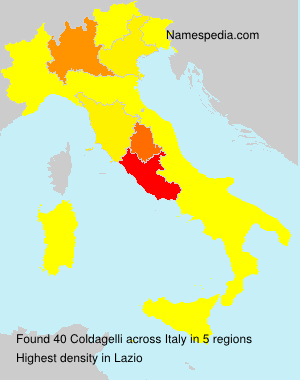 Surname Coldagelli in Italy Surname Coldagelli in Italy