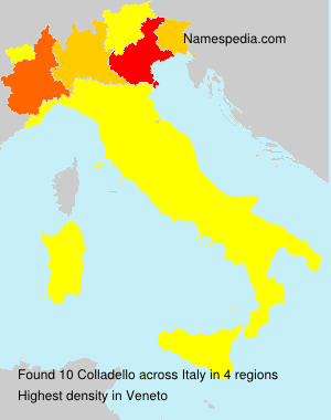 Surname Colladello in Italy Surname Colladello in Italy