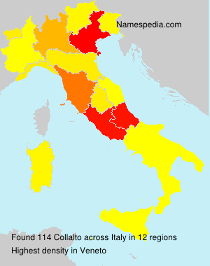 Surname Collalto in Italy Surname Collalto in Italy