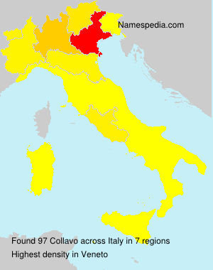 Surname Collavo in Italy