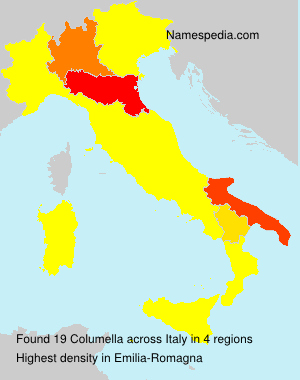 Surname Columella in Italy