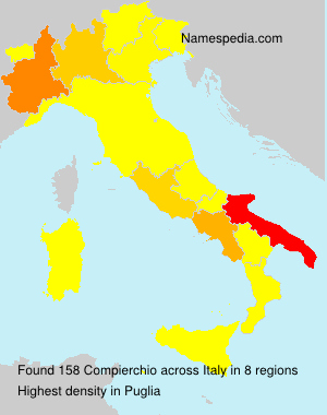Surname Compierchio in Italy Surname Compierchio in Italy