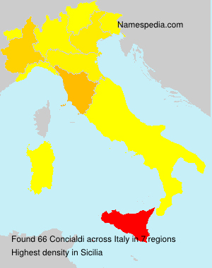 Surname Concialdi in Italy Surname Concialdi in Italy