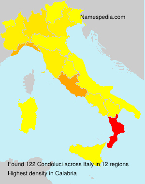 Surname Condoluci in Italy Surname Condoluci in Italy