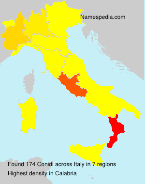 Surname Conidi in Italy Surname Conidi in Italy