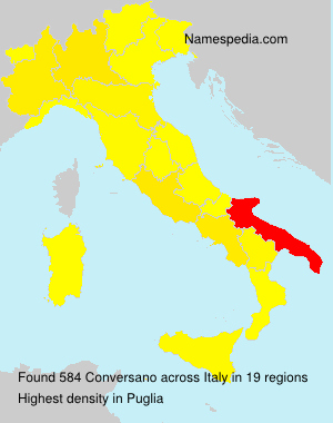 Surname Conversano in Italy Surname Conversano in Italy