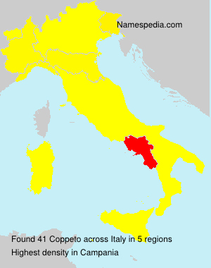 Surname Coppeto in Italy Surname Coppeto in Italy