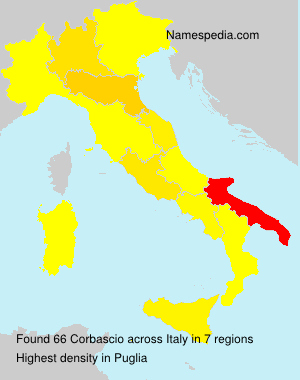 Surname Corbascio in Italy Surname Corbascio in Italy