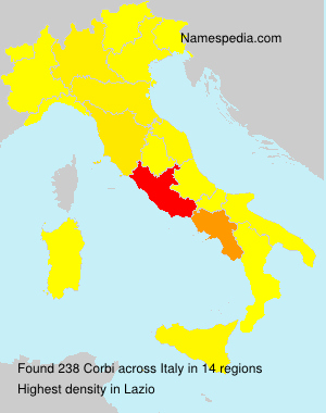 Surname Corbi in Italy Surname Corbi in Italy