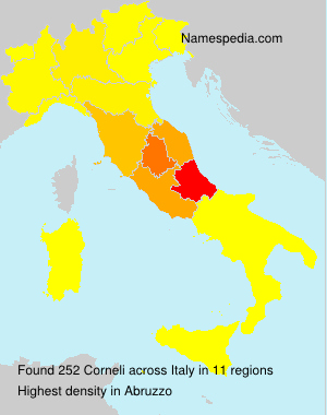 Surname Corneli in Italy Surname Corneli in Italy