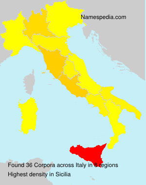 Surname Corpora in Italy Surname Corpora in Italy