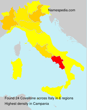 Surname Covellone in Italy Surname Covellone in Italy