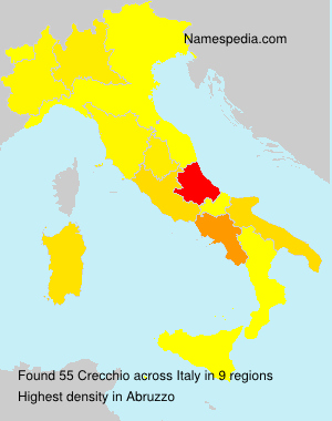 Surname Crecchio in Italy Surname Crecchio in Italy