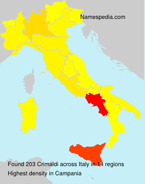 Surname Crimaldi in Italy Surname Crimaldi in Italy