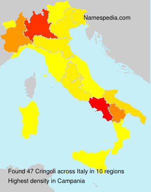 Surname Cringoli in Italy Surname Cringoli in Italy