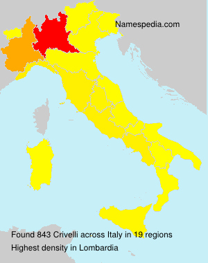 Surname Crivelli in Italy Surname Crivelli in Italy