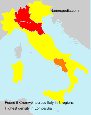 Surname Cromwell in Italy Surname Cromwell in Italy