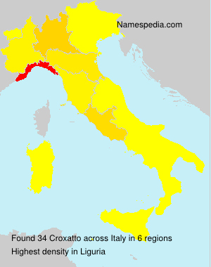 Surname Croxatto in Italy Surname Croxatto in Italy