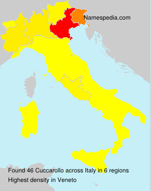 Surname Cuccarollo in Italy Surname Cuccarollo in Italy