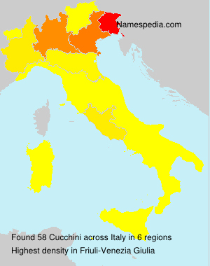 Surname Cucchini in Italy Surname Cucchini in Italy