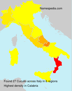 Surname Cucullo in Italy Surname Cucullo in Italy