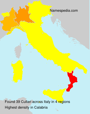 Surname Cullari in Italy Surname Cullari in Italy