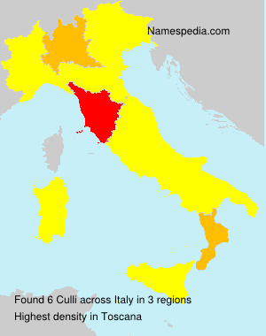 Surname Culli in Italy Surname Culli in Italy