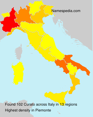 Surname Curato in Italy Surname Curato in Italy