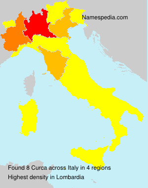 Surname Curca in Italy Surname Curca in Italy