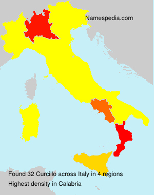 Surname Curcillo in Italy Surname Curcillo in Italy