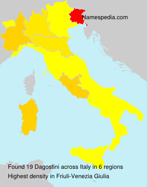 Surname Dagostini in Italy Surname Dagostini in Italy
