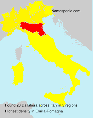 Surname Dallafiora in Italy Surname Dallafiora in Italy
